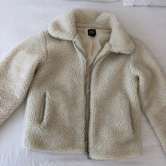 Urban Outfitters Jackets & Coats Barely Worn Urban Outfitters Cream